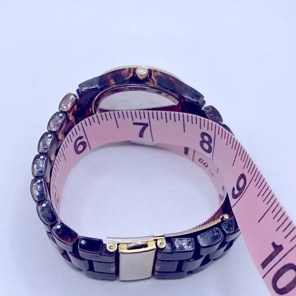 Working! Ladies Valletta Acrylic Tortoiseshell Band Watch